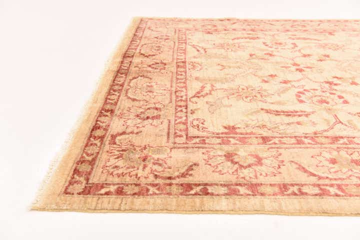 5' 5 x 7' 9 Hand Knotted Peshawar Ziegler Rug