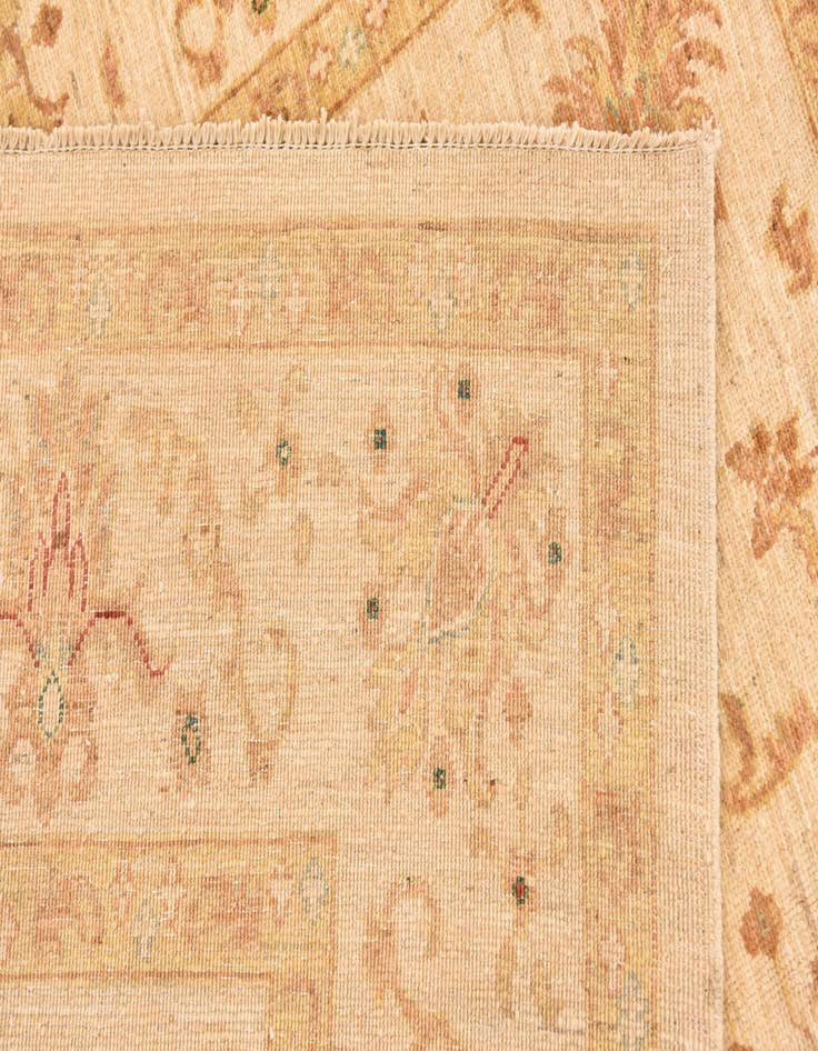 Detail image of 5' 8 x 8'  Hand Knotted Peshawar Ziegler Rug
