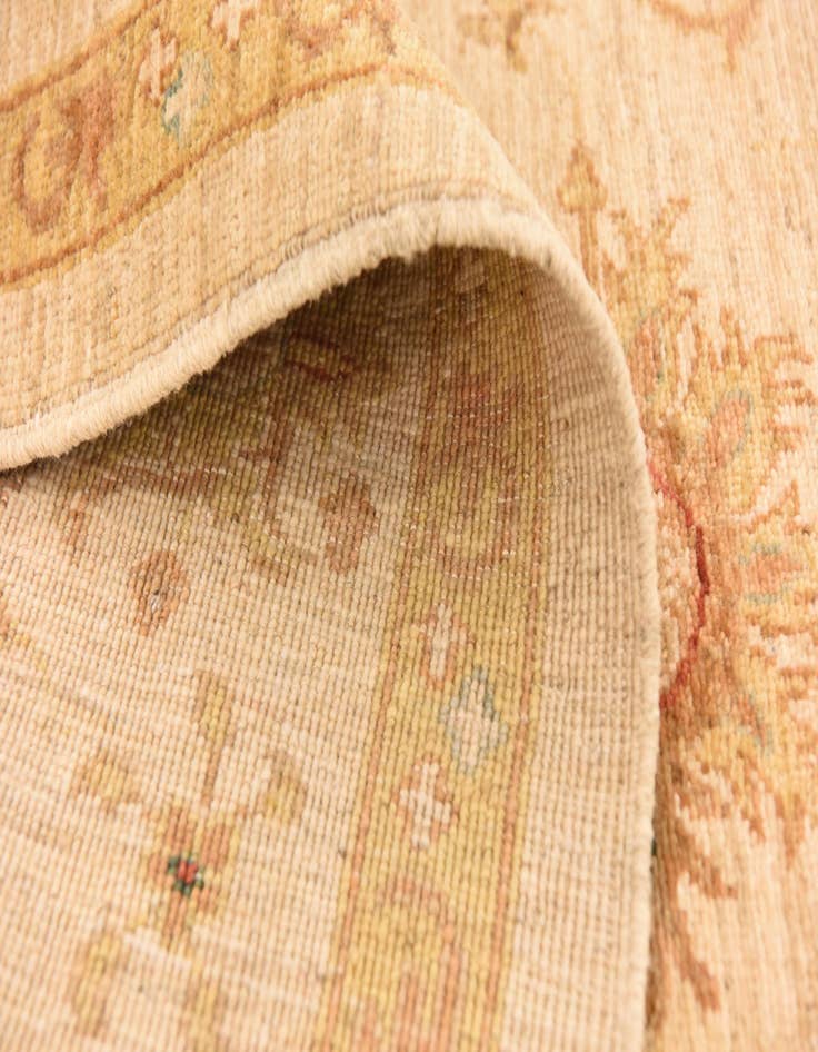 Detail image of 5' 8 x 8'  Hand Knotted Peshawar Ziegler Rug