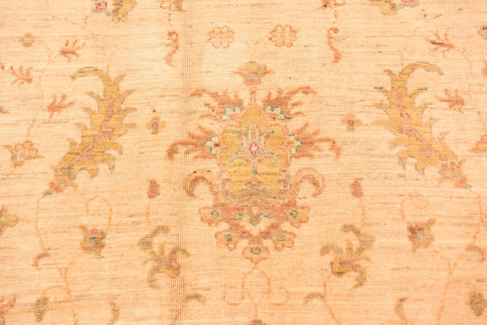 5' 8 x 7' 11 Hand Knotted Peshawar Ziegler Rug