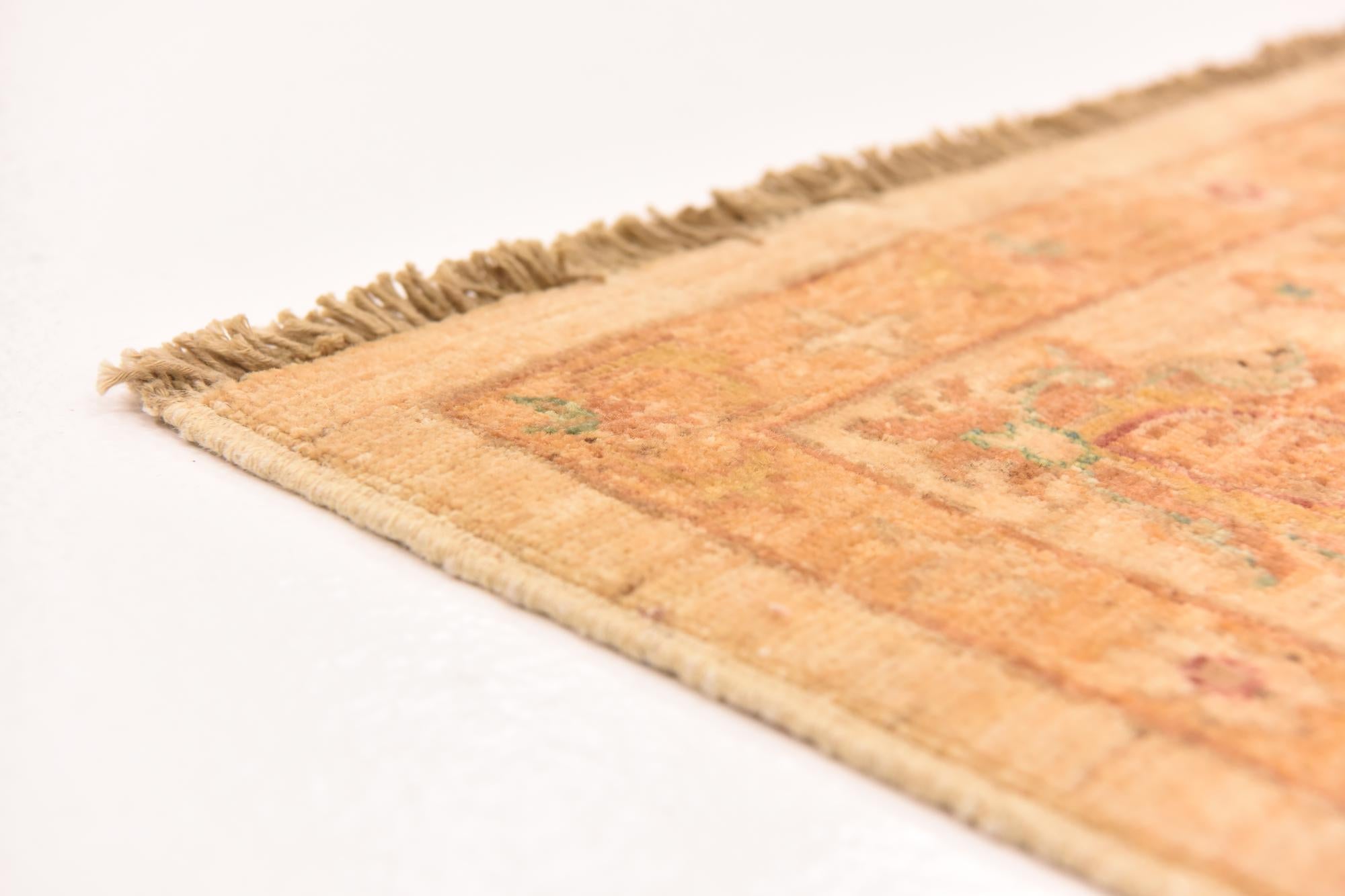 5' 8 x 7' 11 Hand Knotted Peshawar Ziegler Rug