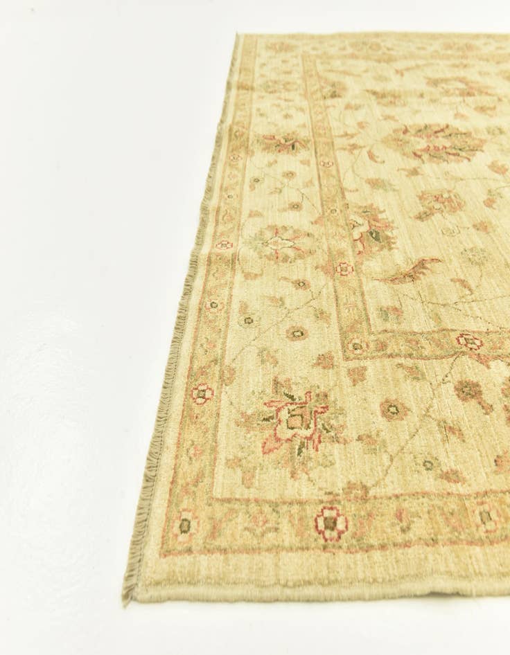 Detail image of 6' 6 x 9'  Hand Knotted Peshawar Ziegler Rug