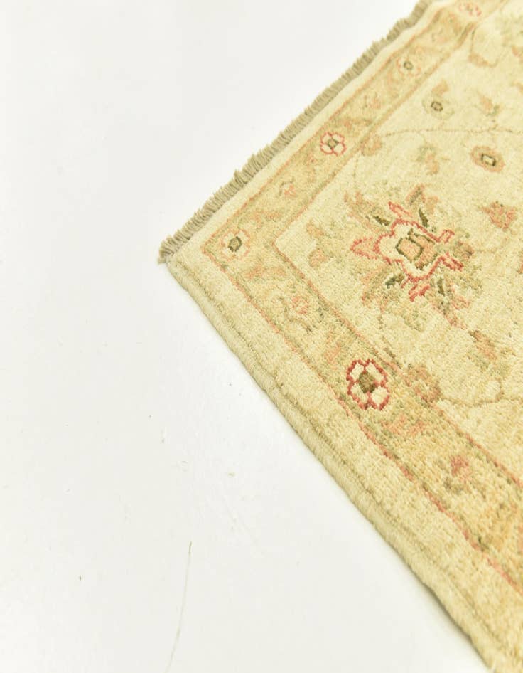 Detail image of 6' 6 x 9'  Hand Knotted Peshawar Ziegler Rug