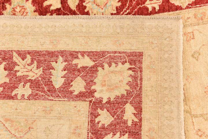 5' 9 x 7' 8 Hand Knotted Peshawar Ziegler Rug