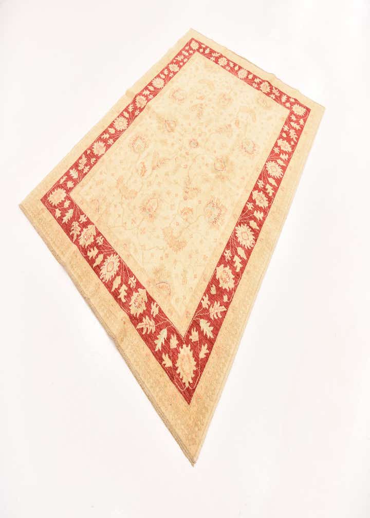 5' 9 x 7' 8 Hand Knotted Peshawar Ziegler Rug