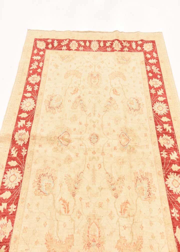 5' 9 x 7' 8 Hand Knotted Peshawar Ziegler Rug