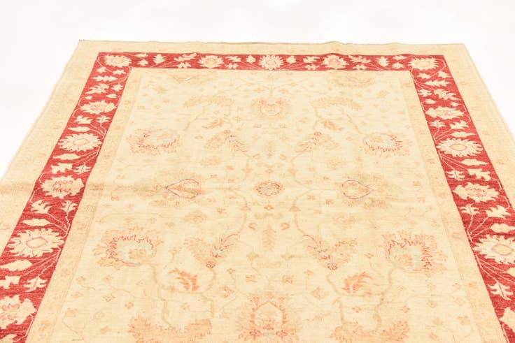 Detail image of 5' 9 x 7' 8 Hand Knotted Peshawar Ziegler Rug