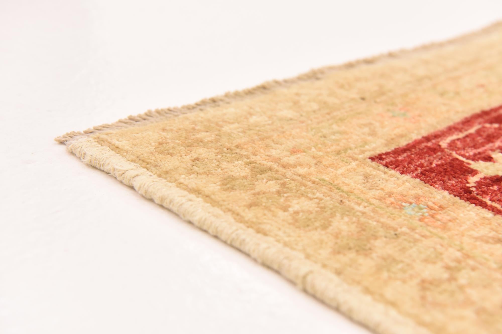 5' 9 x 7' 8 Hand Knotted Peshawar Ziegler Rug