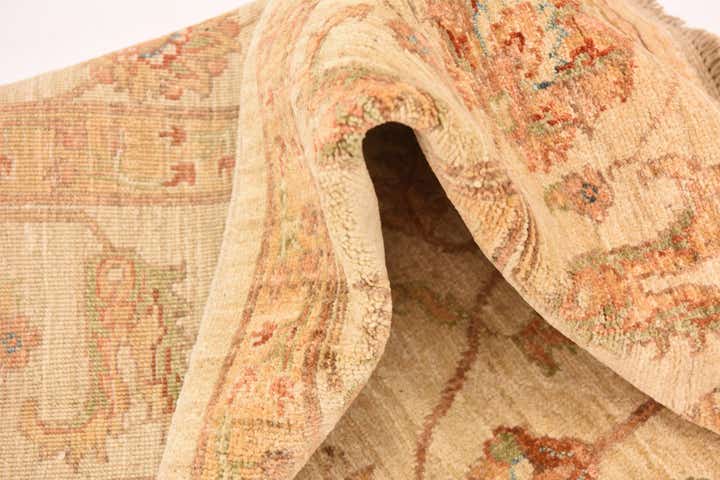 5' 9 x 8' 2 Hand Knotted Peshawar Ziegler Rug