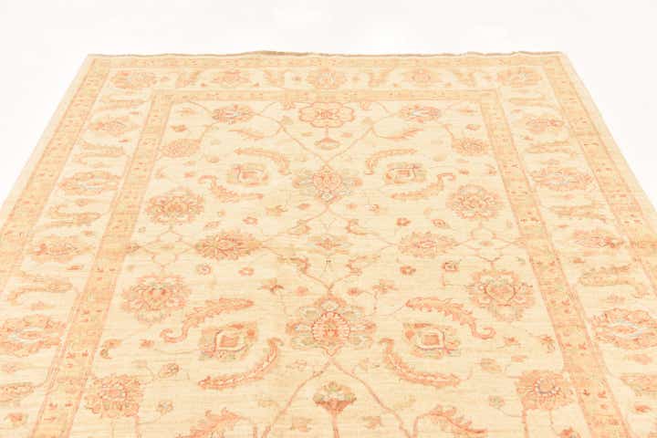 5' 9 x 8' 2 Hand Knotted Peshawar Ziegler Rug