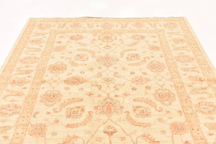 Detail image of 5' 9 x 8' 2 Hand Knotted Peshawar Ziegler Rug