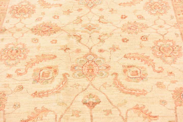 5' 9 x 8' 2 Hand Knotted Peshawar Ziegler Rug