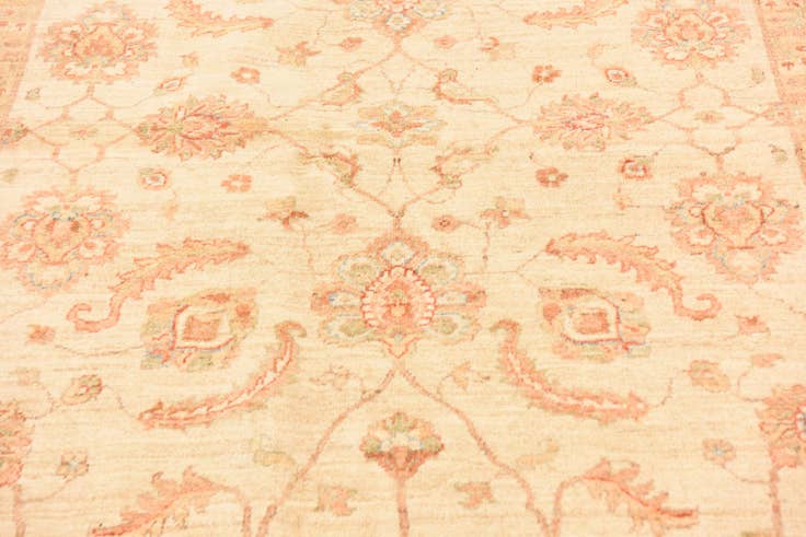 Detail image of 5' 9 x 8' 2 Hand Knotted Peshawar Ziegler Rug