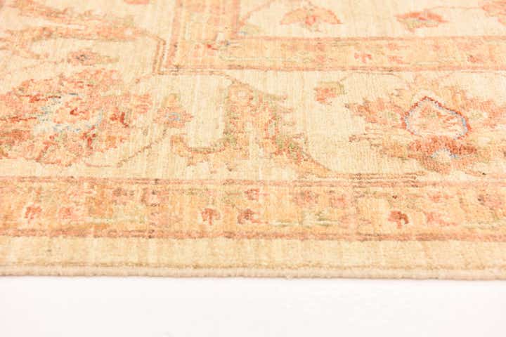 5' 9 x 8' 2 Hand Knotted Peshawar Ziegler Rug