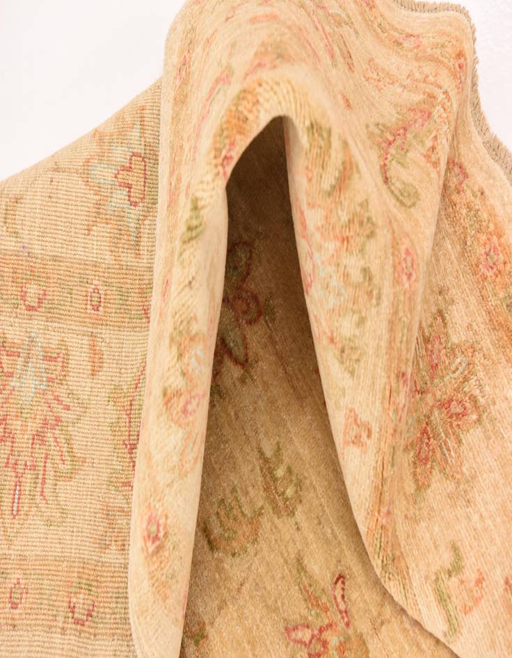 Detail image of 5' 8 x 7' 10  Hand Knotted Peshawar Ziegler Rug