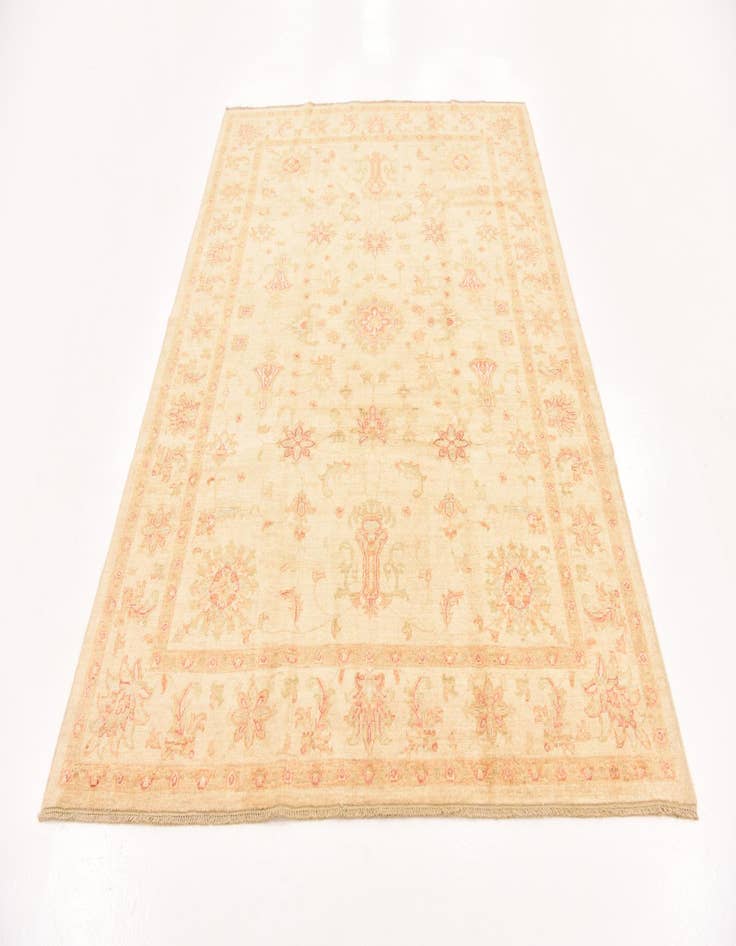 Detail image of 5' 8 x 7' 10  Hand Knotted Peshawar Ziegler Rug