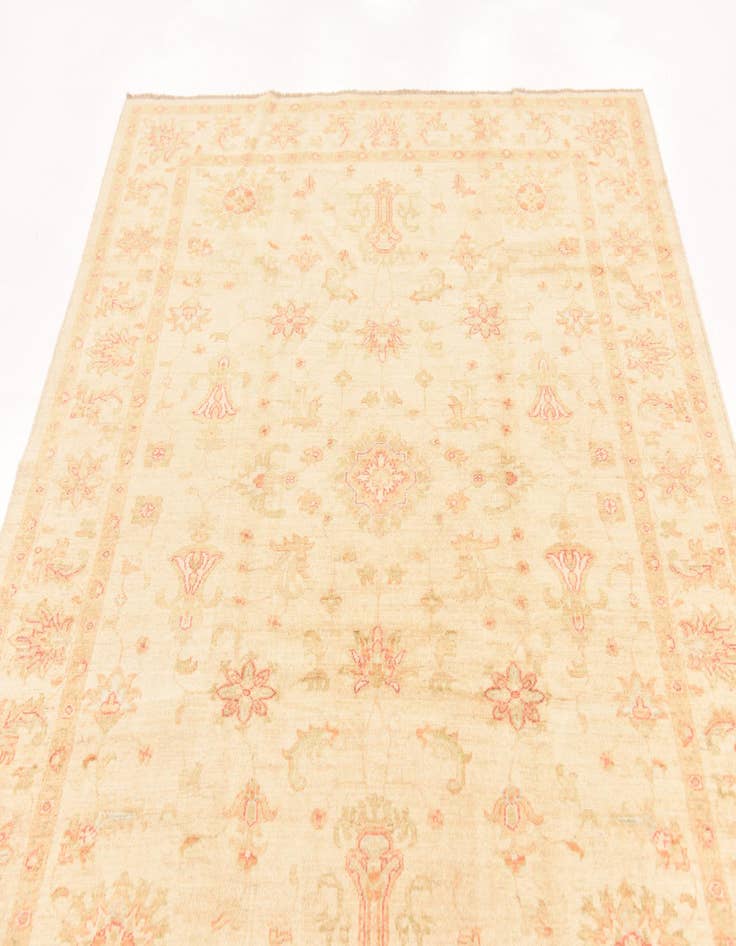 Detail image of 5' 8 x 7' 10  Hand Knotted Peshawar Ziegler Rug