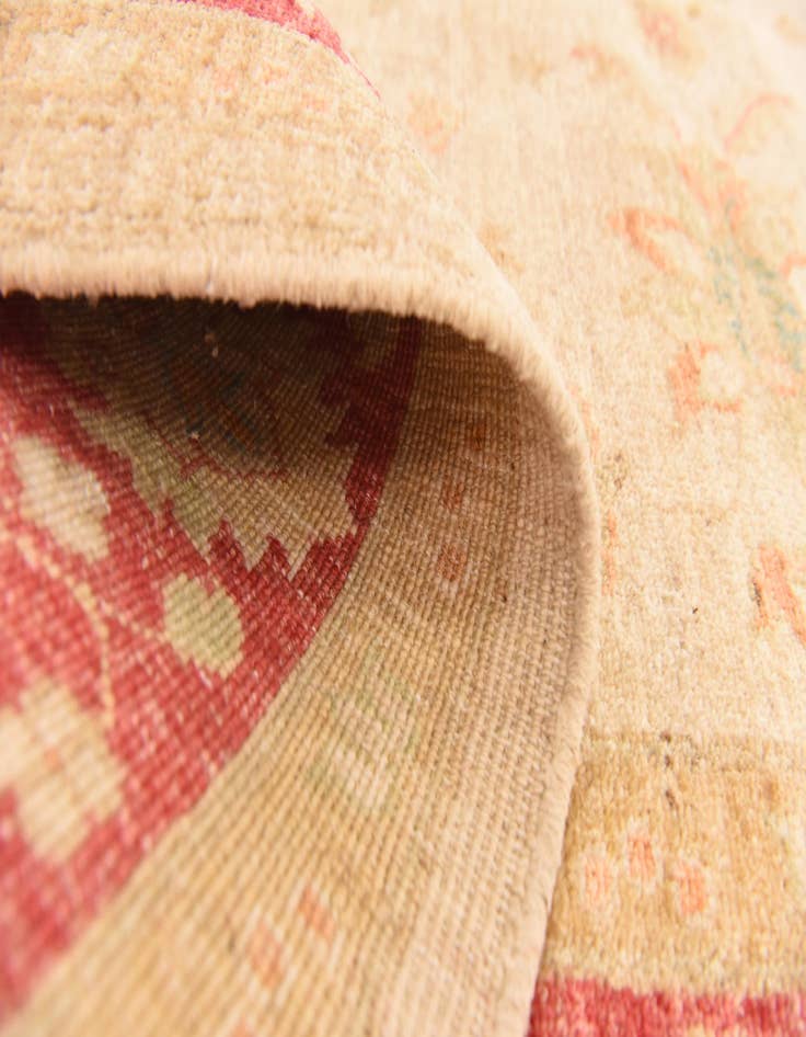 Detail image of 5' 8 x 7' 9  Hand Knotted Peshawar Ziegler Rug