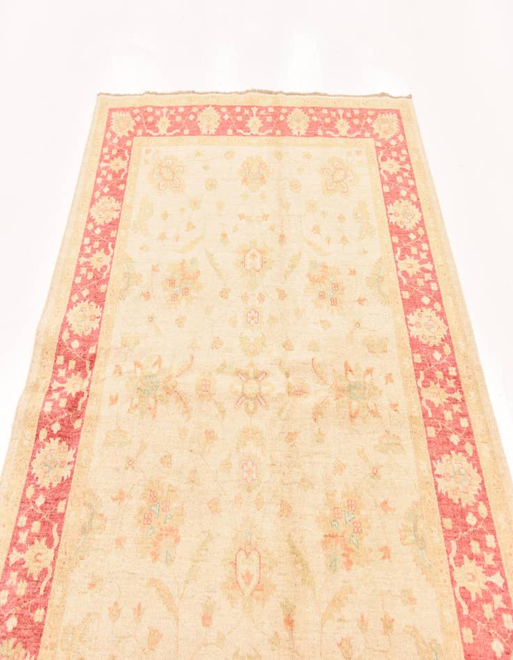 Detail image of 5' 8 x 7' 9  Hand Knotted Peshawar Ziegler Rug