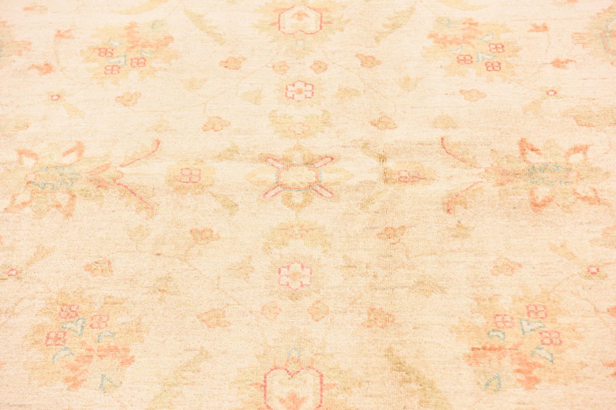 5' 8 x 7' 9 Hand Knotted Peshawar Ziegler Rug