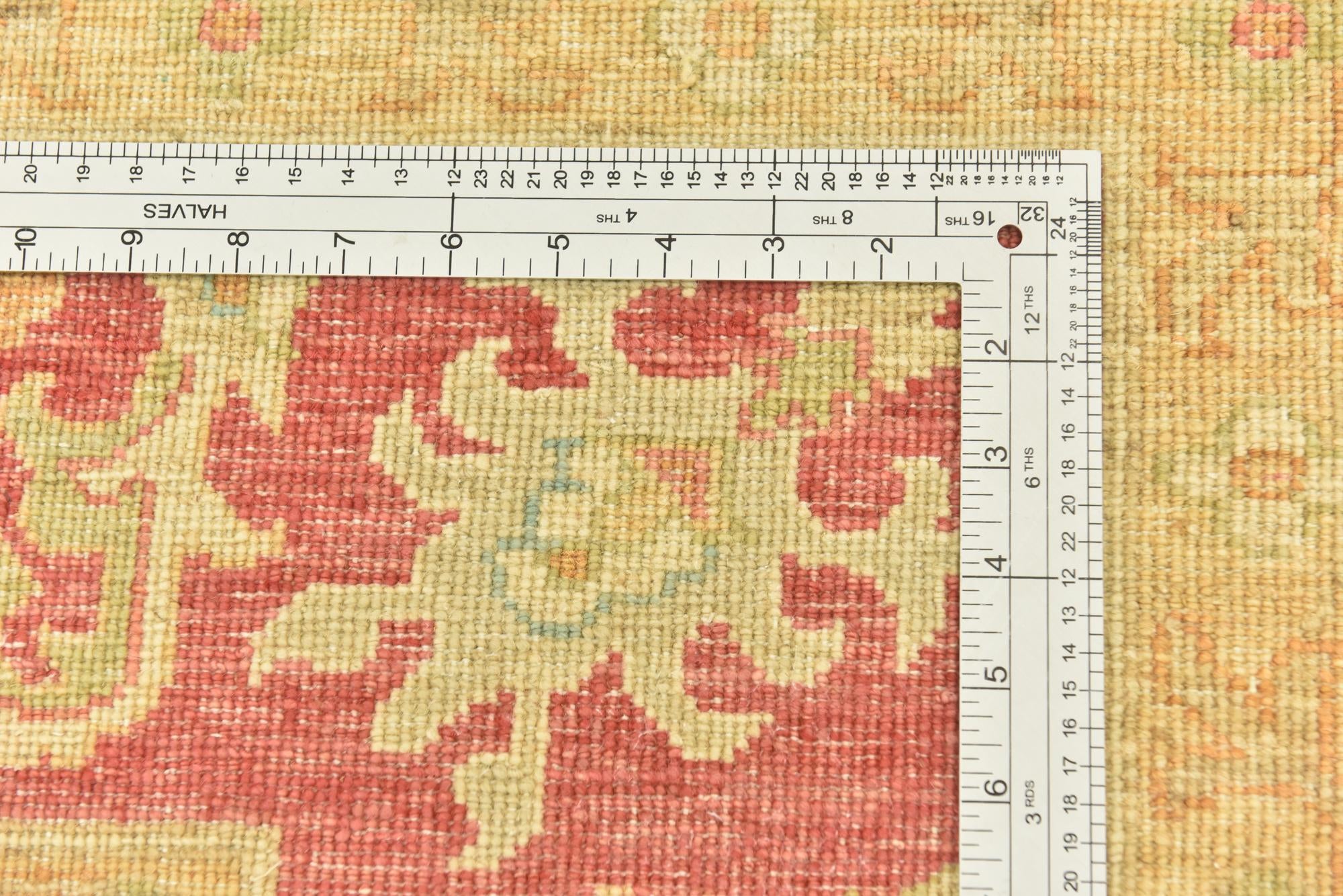 6' 8 x 9' 7 Hand Knotted Peshawar Ziegler Rug