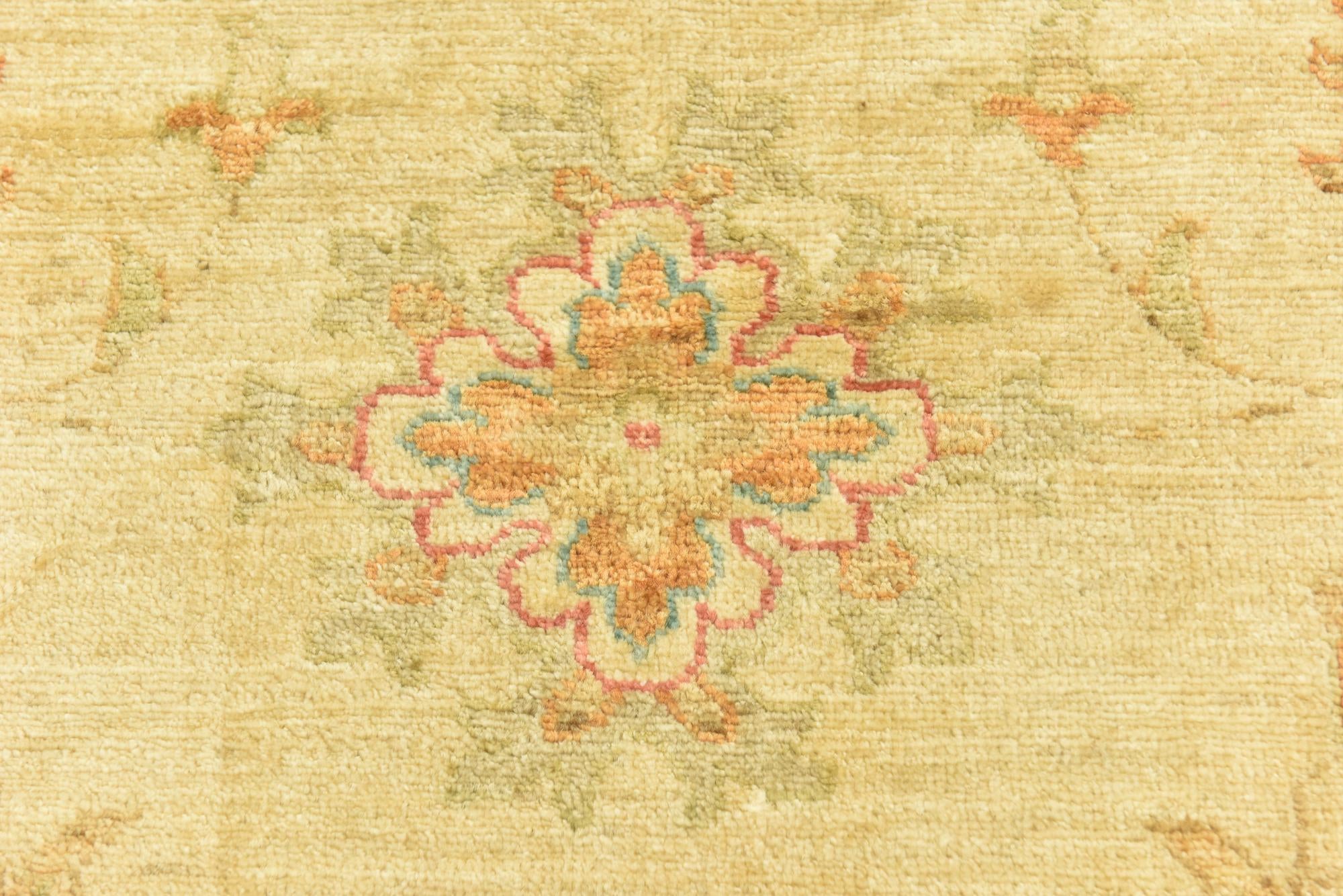 6' 8 x 9' 7 Hand Knotted Peshawar Ziegler Rug