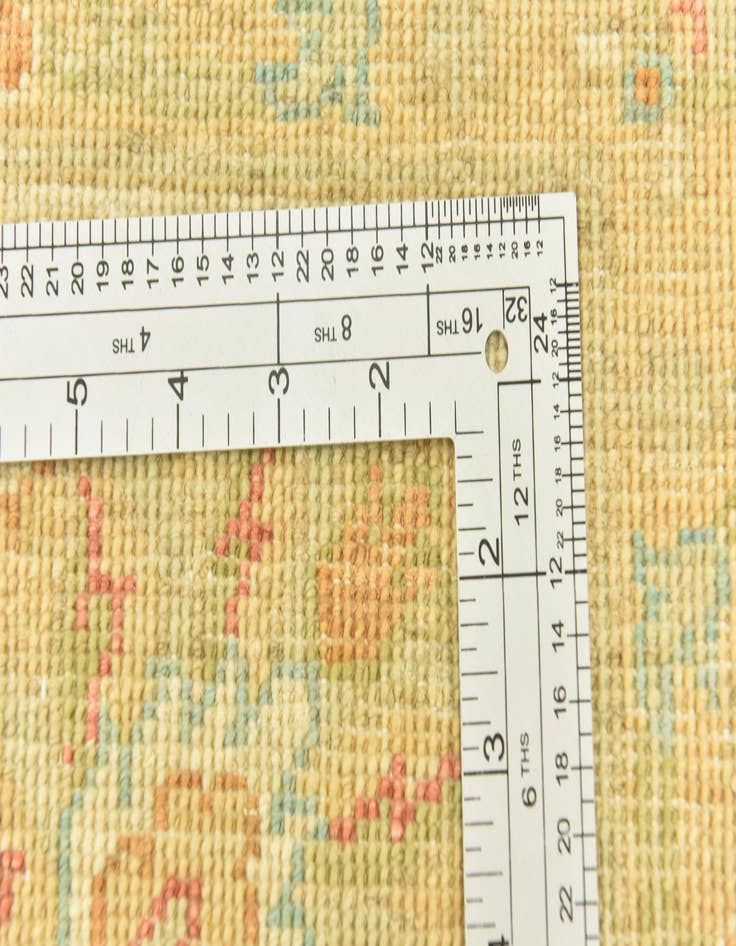 Detail image of 6' 7 x 9' 7  Hand Knotted Peshawar Ziegler Rug