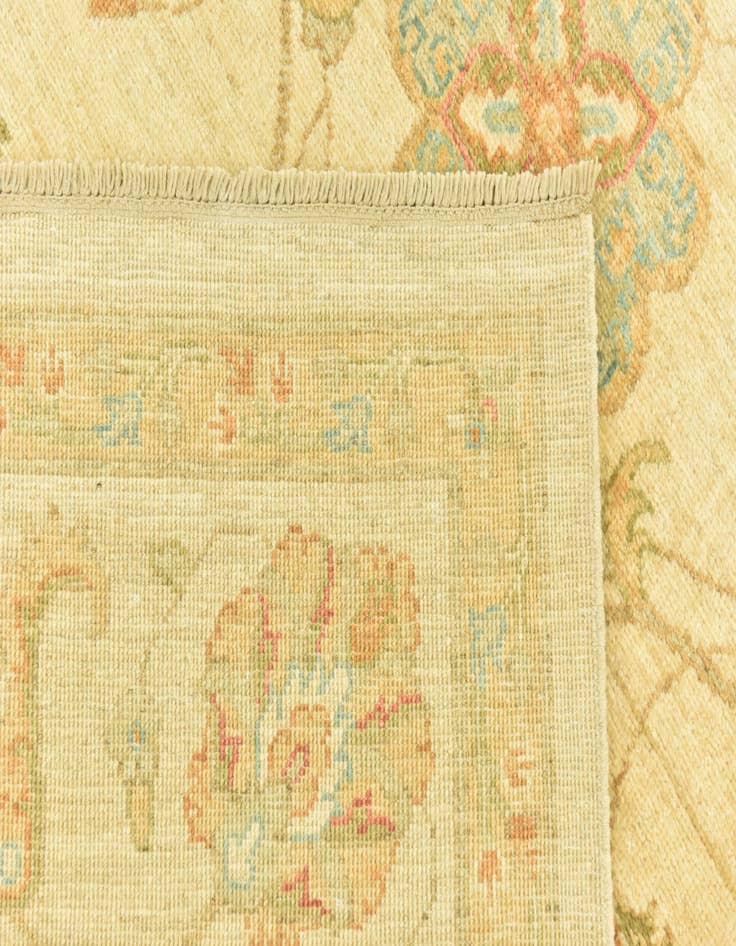 Detail image of 6' 7 x 9' 7  Hand Knotted Peshawar Ziegler Rug