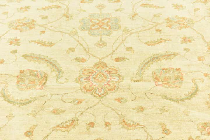 6' 7 x 9' 7 Hand Knotted Peshawar Ziegler Rug