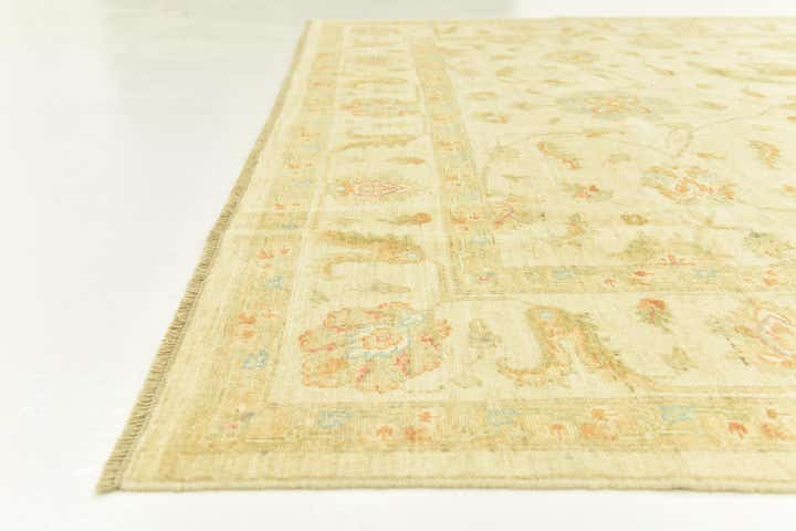 6' 7 x 9' 7 Hand Knotted Peshawar Ziegler Rug