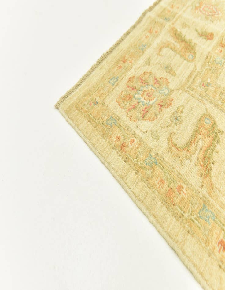 Detail image of 6' 7 x 9' 7  Hand Knotted Peshawar Ziegler Rug