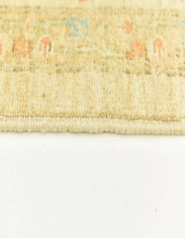 Detail image of 6' 7 x 9' 7  Hand Knotted Peshawar Ziegler Rug