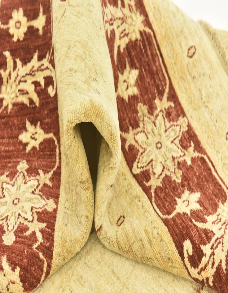 Detail image of 7' 1 x 9' 5  Hand Knotted Peshawar Ziegler Rug