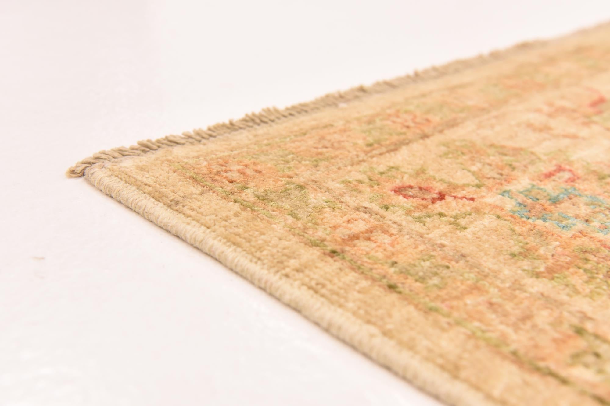 5' 7 x 7' 9 Hand Knotted Peshawar Ziegler Rug