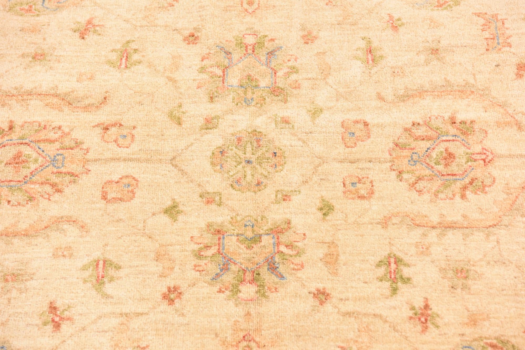 5' 6 x 7' 9 Hand Knotted Peshawar Ziegler Rug