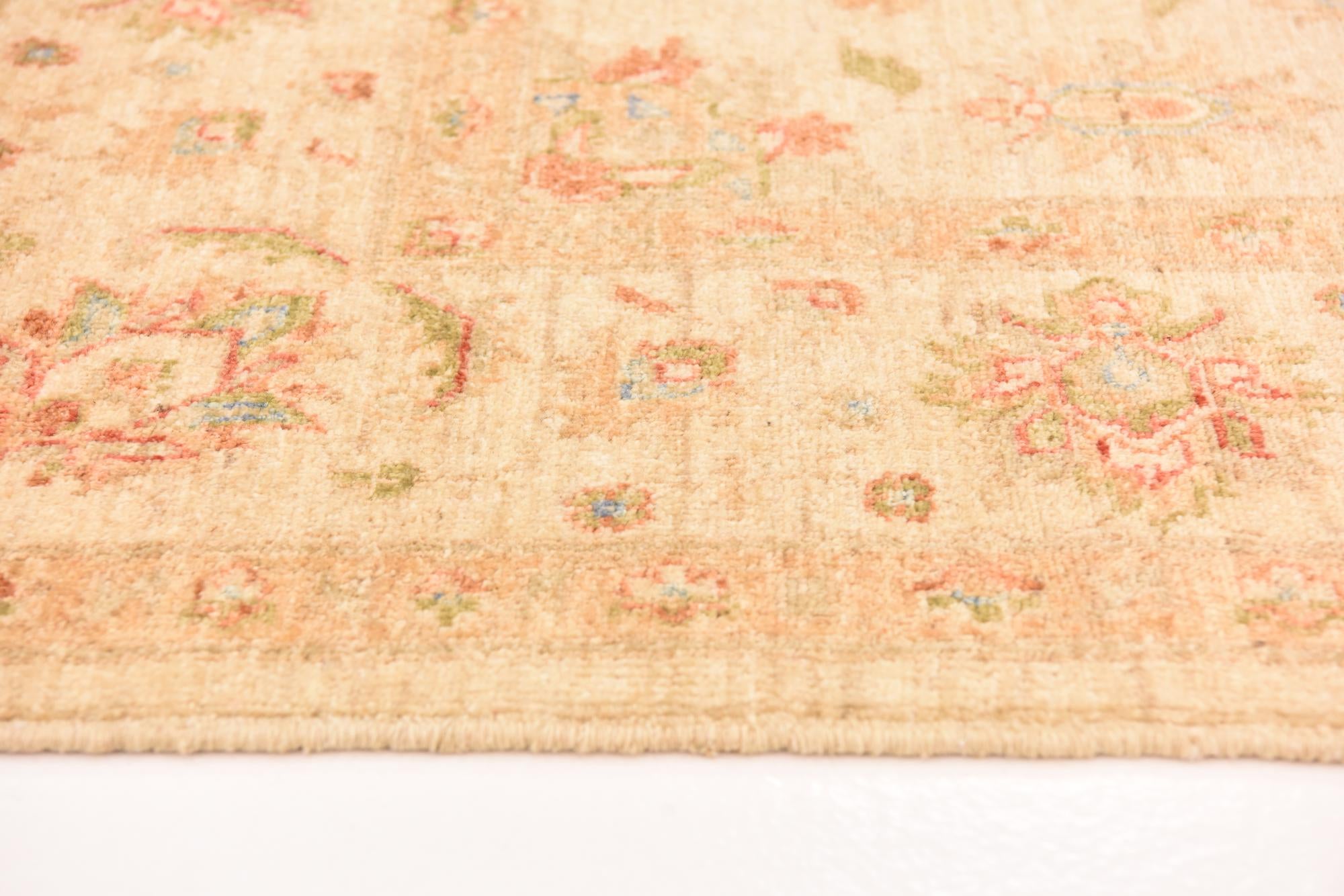 5' 6 x 7' 9 Hand Knotted Peshawar Ziegler Rug