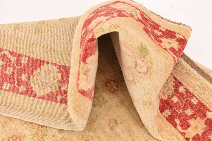 4' 1 x 5' 9 Hand Knotted Peshawar Ziegler Rug