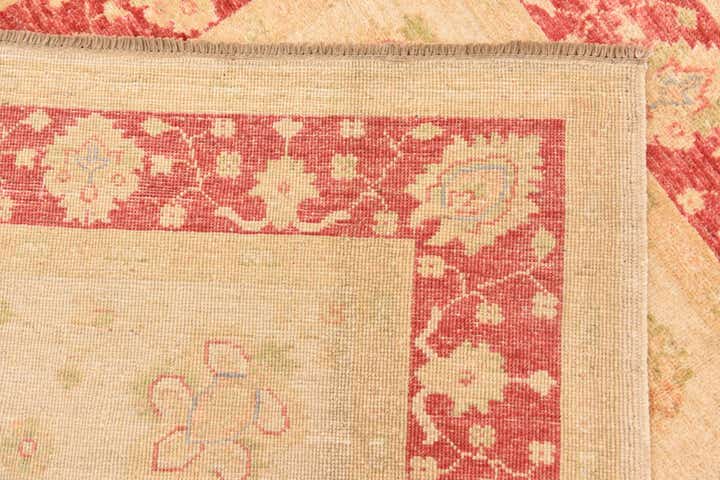 4' 1 x 5' 9 Hand Knotted Peshawar Ziegler Rug