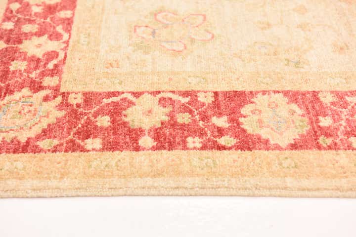 4' 1 x 5' 9 Hand Knotted Peshawar Ziegler Rug