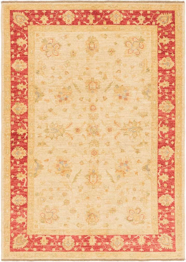 4' 1 x 5' 9 Hand Knotted Peshawar Ziegler Rug