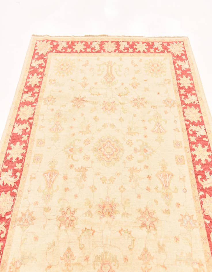 Detail image of 5' 10 x 7' 11  Hand Knotted Peshawar Ziegler Rug