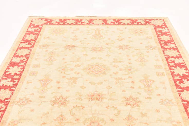 Vue détaillée : 180cm x 240cm Noué main Peshawar Ziegler Tapis