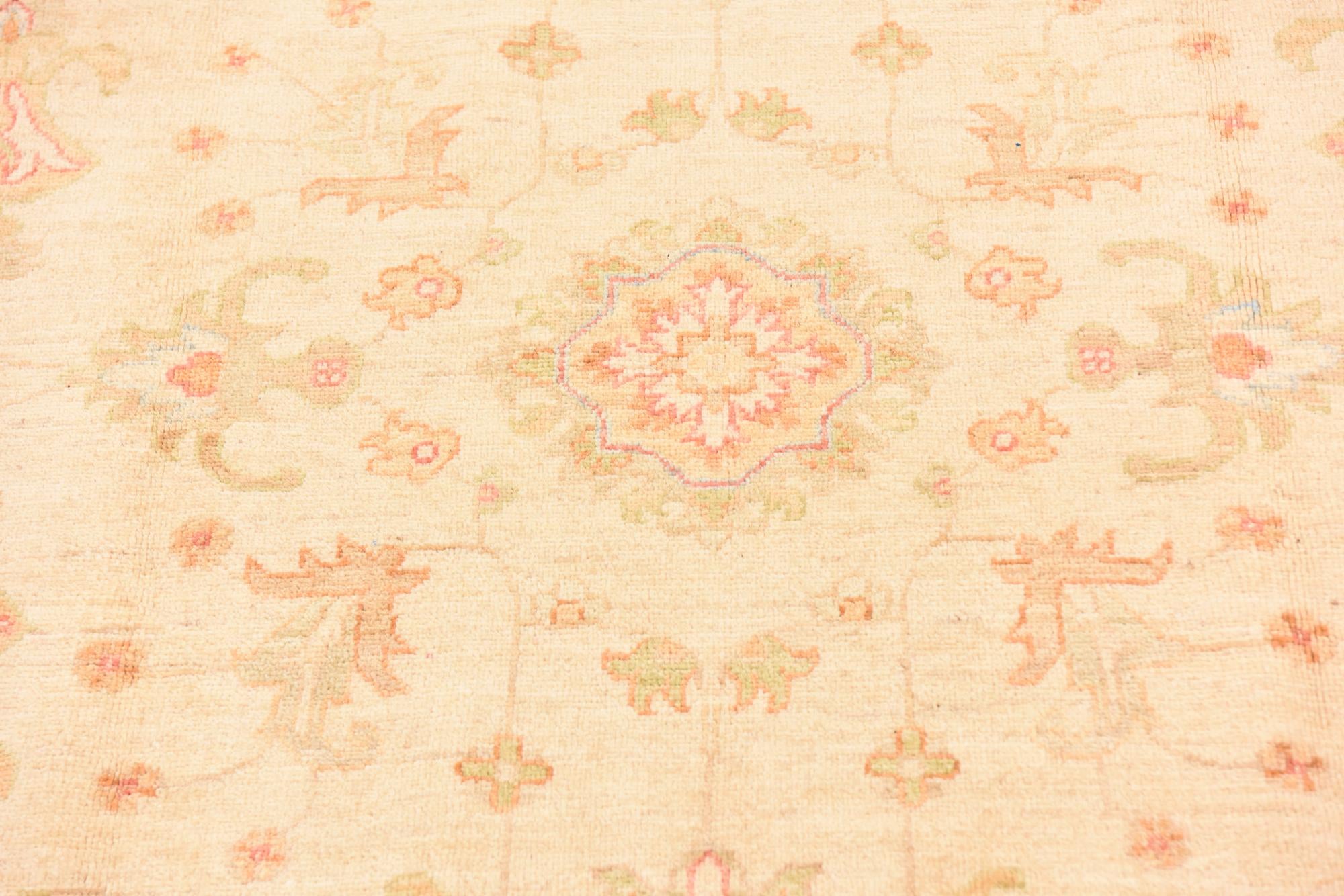 5' 10 x 7' 11 Hand Knotted Peshawar Ziegler Rug