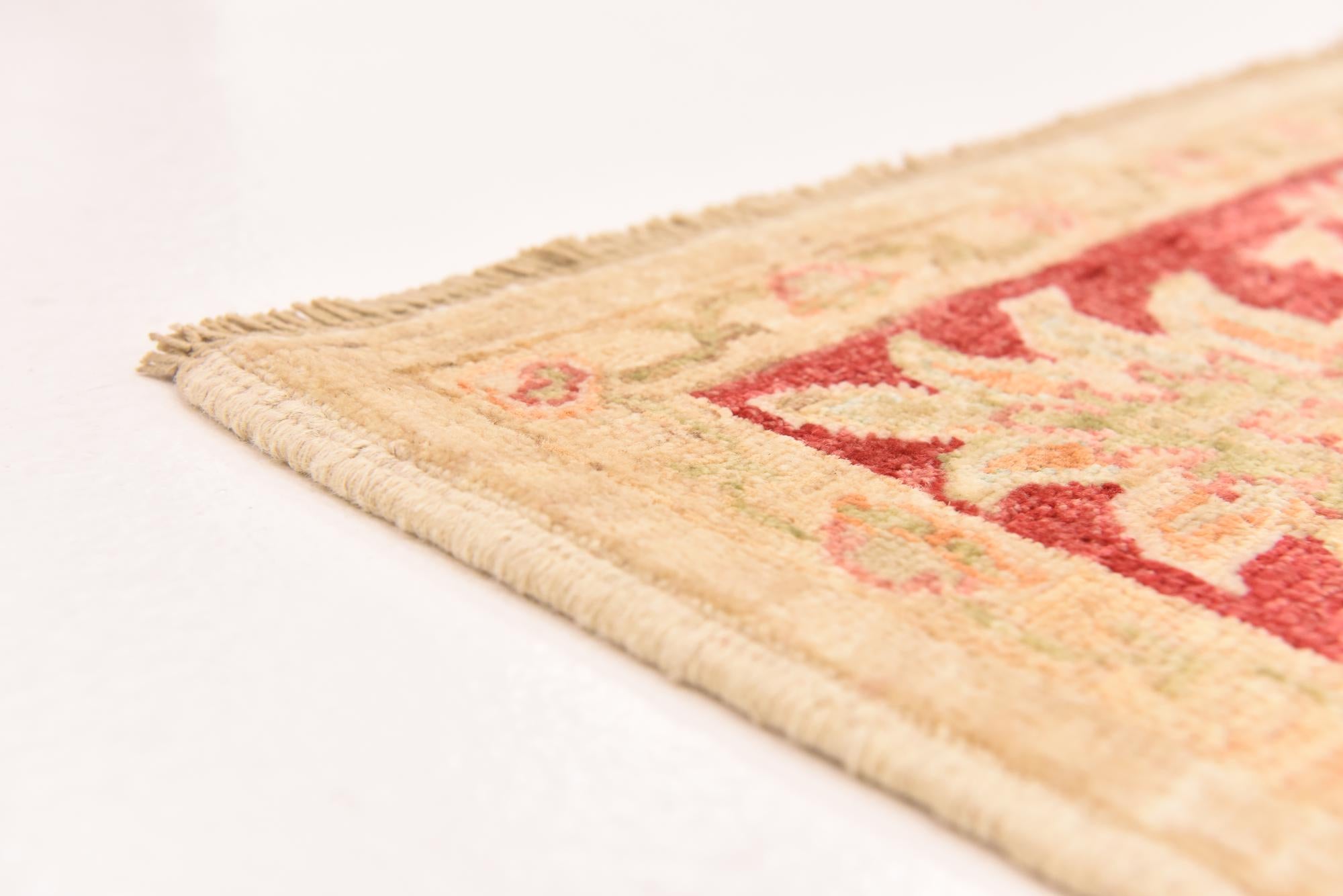 5' 10 x 7' 11 Hand Knotted Peshawar Ziegler Rug