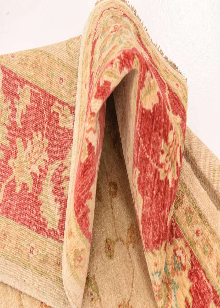 6' 7 x 8' 1 Hand Knotted Peshawar Ziegler Rug