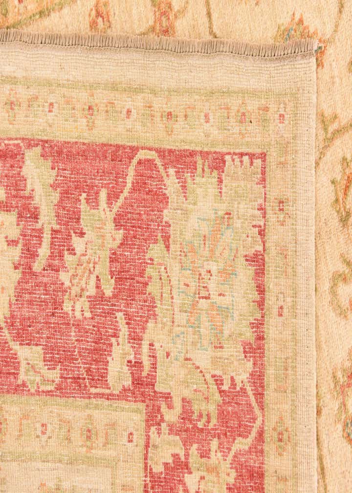 6' 7 x 8' 1 Hand Knotted Peshawar Ziegler Rug