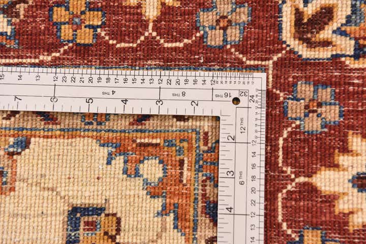 5' 3 x 6' 10 Hand Knotted Peshawar Ziegler Rug