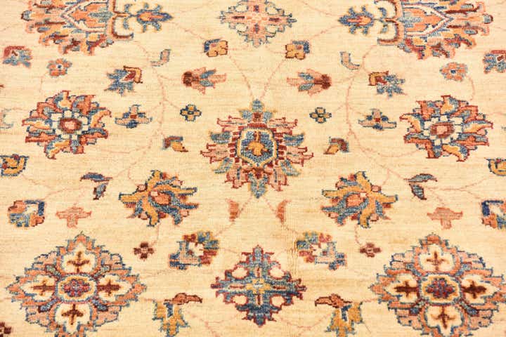5' 3 x 6' 10 Hand Knotted Peshawar Ziegler Rug