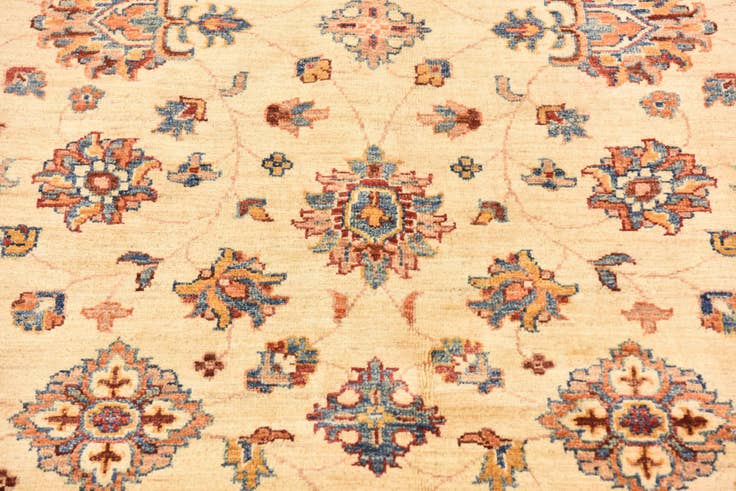 Detail image of 5' 3 x 6' 10 Hand Knotted Peshawar Ziegler Rug