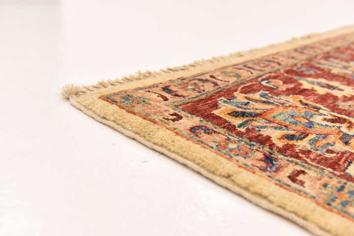 5' 3 x 6' 10 Hand Knotted Peshawar Ziegler Rug